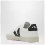 VEJA Campo Sneakers in white and black leather