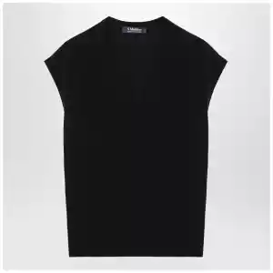 S Max Mara Navy blue wool vest