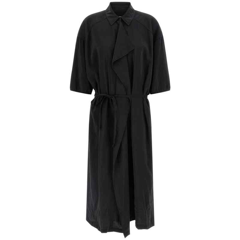 DR1162LF1308BK999_01_M_2026-02-10T09-44-36.564Z Lemaire Asymmetrical Shirt Dress Dress