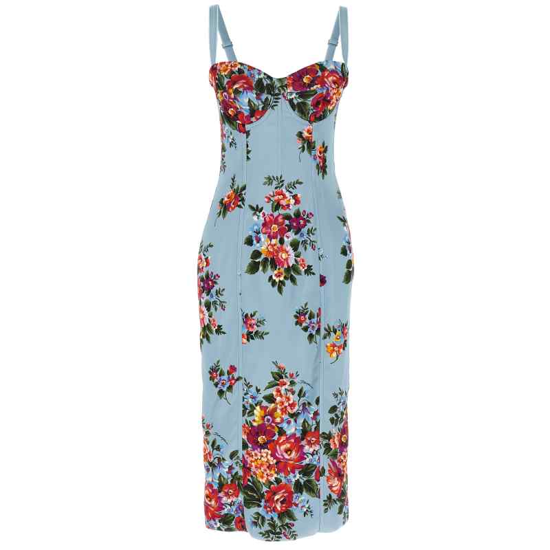 Dolce & Gabbana Mazzo Di Fiori Print Dress