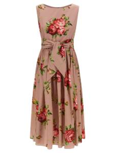 Dolce & Gabbana Bouquet Rose Dress