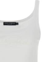 Dolce & Gabbana Logo Embroidery Tank Top