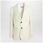 Ami Paris Butter-coloured wool jacket
