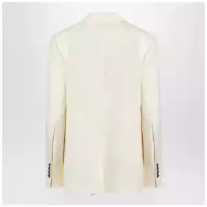 Ami Paris Butter-coloured wool jacket
