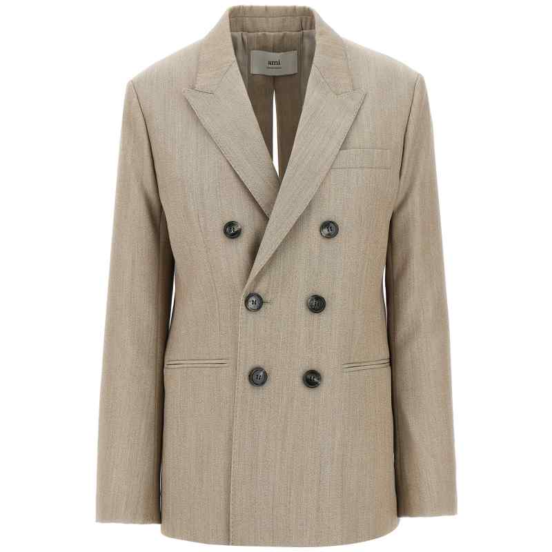 Ami Paris Maxi Split Blazer