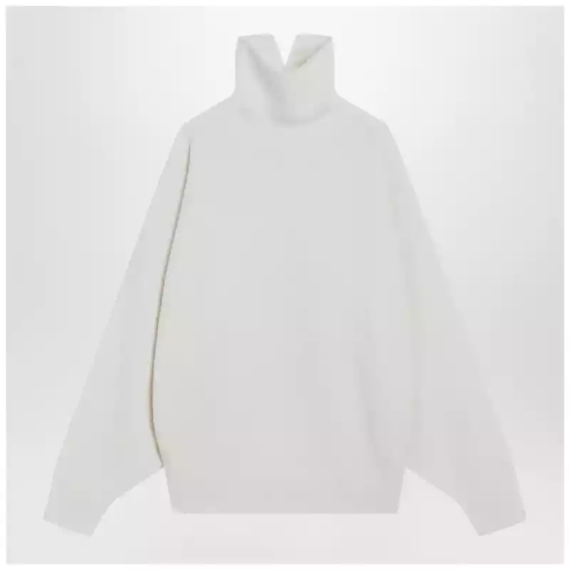 Fear of God White turtleneck sweater in wool