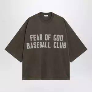 Fear of God Baseball Club heavy cotton jersey T-shirt in faded brown
