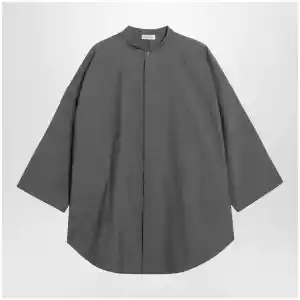 Fear of God Relaxed Mandarin shirt in wool blend