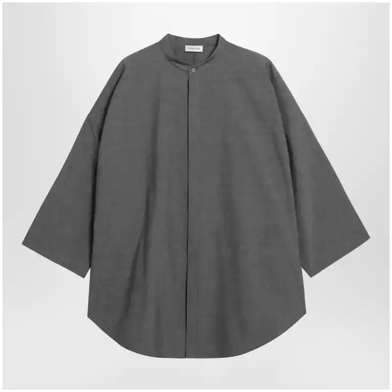Fear of God Relaxed Mandarin shirt in wool blend