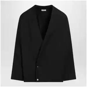 Fear of God Black wool jacket with shawl collar