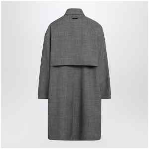 Fear of God Relaxed trench coat in mouliné wool