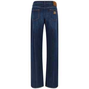 Dolce & Gabbana Stretched Pleated Trompe Loeil Jeans