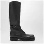 Durazzi Milano Dark green high combat boots