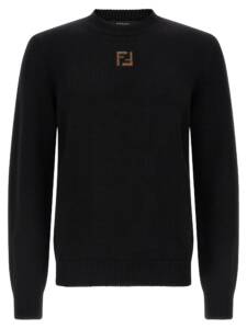 Fendi Ff Velvet Micro Sweater