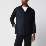 Tagliatore Blue silk jacket