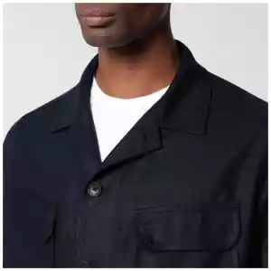 Tagliatore Blue silk jacket