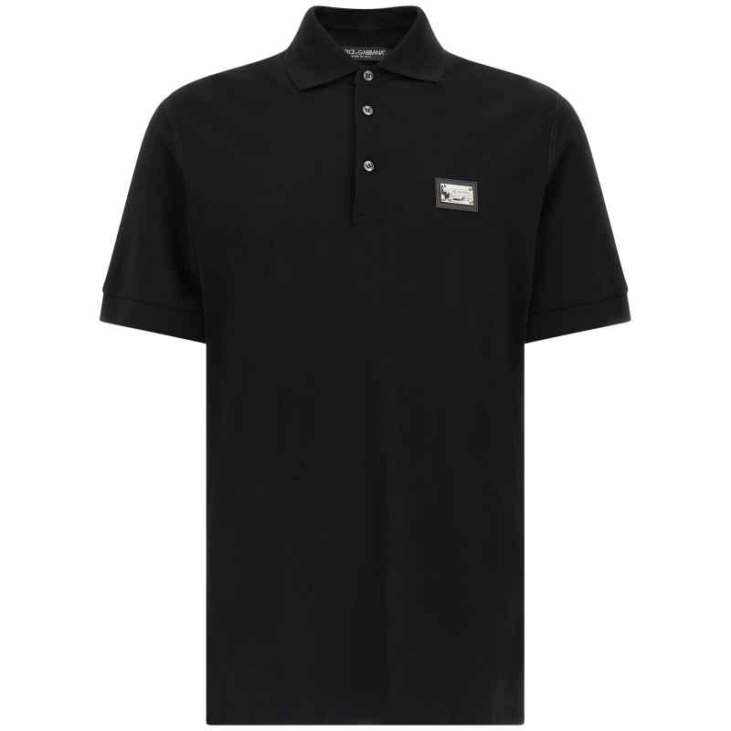 G8PL4TG7P1DN0000_01_M_2026-03-06T09-03-25.639Z Dolce & Gabbana Logo Plate Polo Shirt