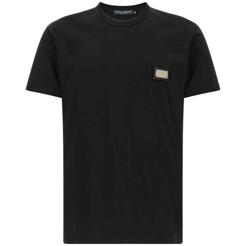 G8PT1TG7P1BN0000_01_M_2026-03-06T09-03-27.864Z-2 Dolce & Gabbana Logo Plate T-shirt