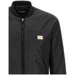 Dolce & Gabbana Logo Plaque Bomber Jacket