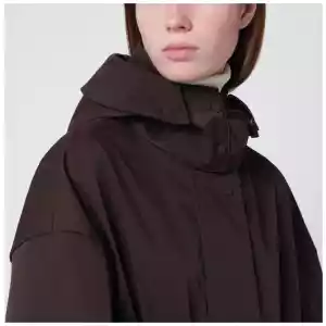 HERNO Short Laminar coffee-colored parka