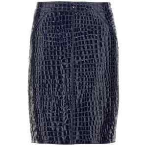 Tom Ford Croc Print Skirt