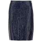 Tom Ford Croc Print Skirt
