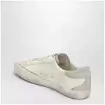 Golden Goose White/Grey Super-Star Sneakers