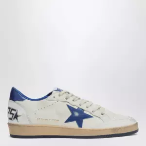 Golden Goose White/metallic blue Ballstar sneakers