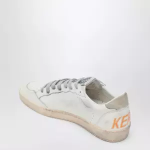 Golden Goose Ball Star Sneakers in white/blue/ice