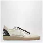 Golden Goose Ball Star Sneakers ivory/platinum/black