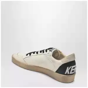 Golden Goose Ball Star Sneakers ivory/platinum/black