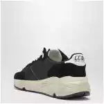 Golden Goose Running Sole Sneakers black/white