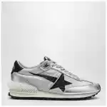 Golden Goose Sneakers Marathon in nylon ripstop silver