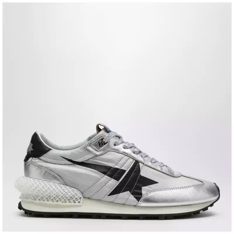 Golden Goose Sneakers Marathon in nylon ripstop silver