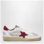 Golden Goose Ball Star silver/red Sneakers