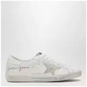 Golden Goose Super-Star white/platinum Sneakers