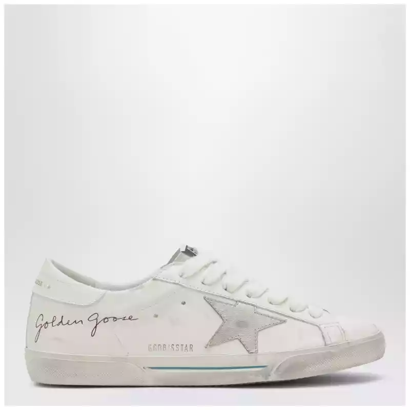 Golden Goose Super-Star white/platinum Sneakers