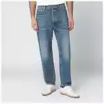Golden Goose Washed-effect blue jeans