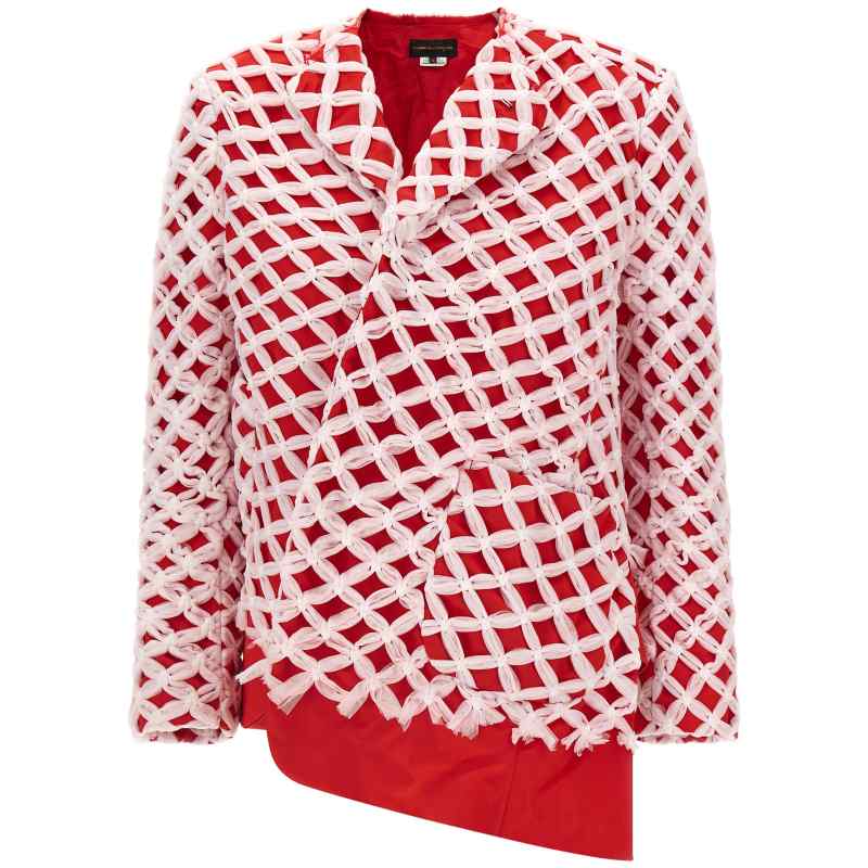 Comme Des Garcons Tulle Weave Blazer