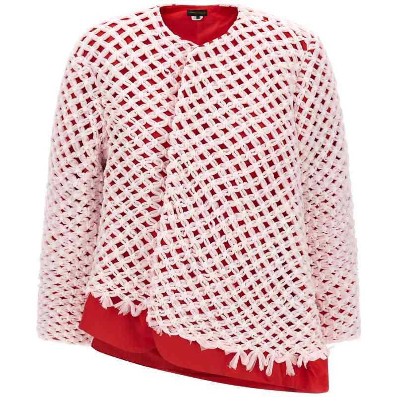 Comme Des Garcons Tulle Weave Blazer