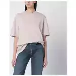 Golden Goose Pink T-shirt with reversed logo lettering on the back