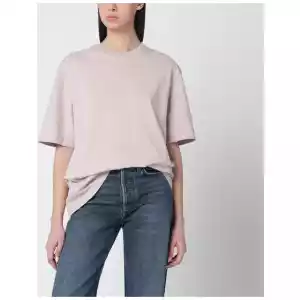 Golden Goose Pink T-shirt with reversed logo lettering on the back