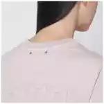Golden Goose Pink T-shirt with reversed logo lettering on the back