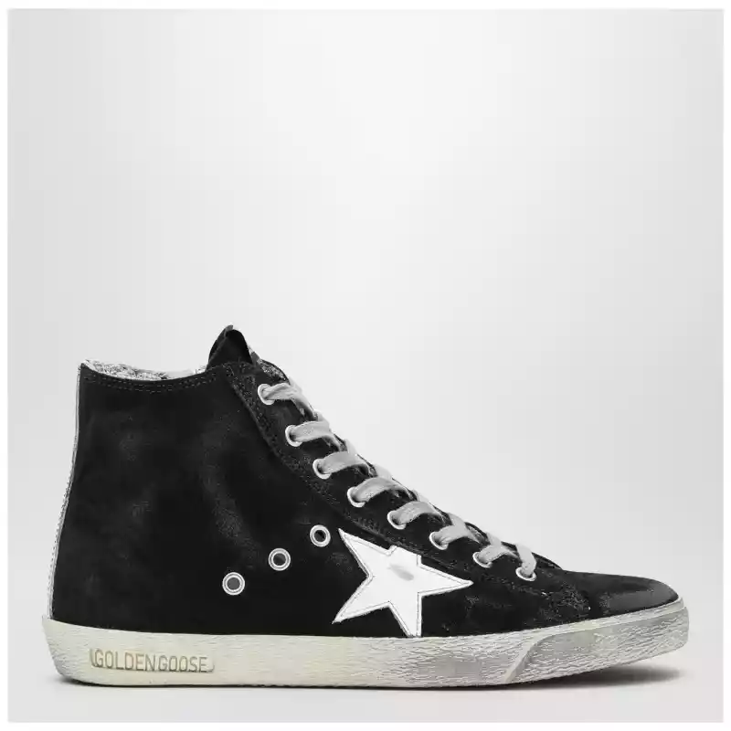 Golden Goose Francy Sneakers in midnight blue and white