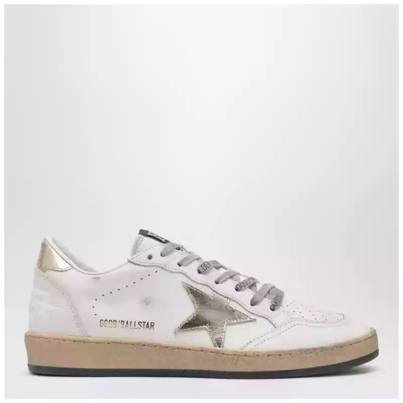 Golden Goose Sneakers Ball Star white latte/gold