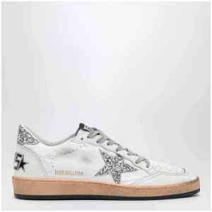 Golden Goose Ball Star white/silver trainer