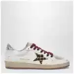 Golden Goose Ball Star Sneakers with leopard-print pony hair star