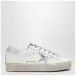 Golden Goose White/silver Hi-Star Sneakers