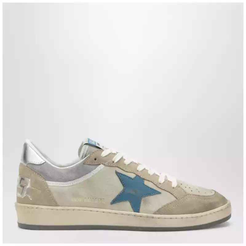Golden Goose Ball Star beige/grey/silver sneakers