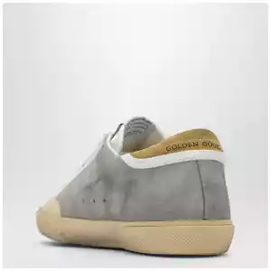 Golden Goose Super-Star Sneakers in taupe/fuchsia/ochre